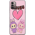 Pikkukuva 1 / 3: Nokia G21 Läpinäkyvä kuori Labubu Pink Monster