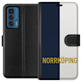 Miniatyrbillede 1 af 3: Motorola Edge 20 Pro Tegnebogsetui Norrköping – fodbold