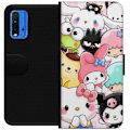 Pikkukuva 1 / 3: Xiaomi Redmi Note 9 4G Lompakkokotelo Kawaii Sanrio Crew