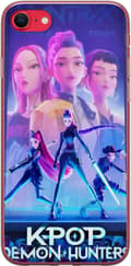 Kompatibelt Mobildeksel til Apple iPhone SE (2022) Trendy KPop Demon Hunters dukkefigur