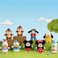 Miniatyrbilde 5 av 5: Pop Mart Labubu Mickey Keychain Surprise Box