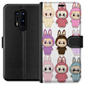 Miniatyrbillede 1 af 3: OnePlus 8 Pro Tegnebogsetui Labubu Pink Monster - Popkunst med Kawaii-touch
