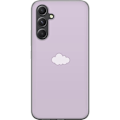 Pikkukuva 1 / 3: Samsung Galaxy S24+ Läpinäkyvä kuori Lila Pilvi - minimalistinen pilvi lila taustalla