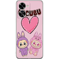 Pikkukuva 1 / 3: OnePlus Nord 2T Läpinäkyvä kuori Labubu Pink Monster