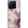 Kompatibelt Mobildeksel til Xiaomi 13T Pro Lavendelmarmor lila