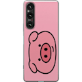 Pikkukuva 1 / 3: Sony Xperia 1 V Läpinäkyvä kuori Kawaii Piggy