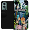 Pikkukuva 1 / 3: OnePlus 9 Pro Lompakkokotelo Minecraft-matkapuhelinkotelo metsällä ja pikselityylisillä hahmoilla