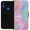 Miniatyrbillede 1 af 3: Huawei P Smart Z Tegnebogsetui Pastelmarmor