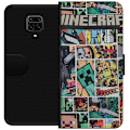 Pikkukuva 1 / 3: Xiaomi Redmi Note 9S Lompakkokotelo Minecraft Taide