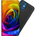 Miniatyrbilde 1 av 9: Apple iPhone 12  Lommeboketui Regnbue Rose