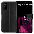 Miniatyrbillede 1 af 3: Samsung Galaxy A41 Tegnebogsetui Squid Game Tema Populær Serie Motiv Grafisk Ikonisk Design Asiatisk Popkultur Spænding Drama