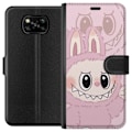 Pikkukuva 1 / 3: Xiaomi Poco X3 NFC Lompakkokotelo Labubu Floral Freak