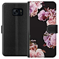 Miniatyrbillede 1 af 3: Samsung Galaxy S7 Tegnebogsetui Blomster