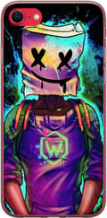 Kompatibelt Mobilskal till Apple iPhone SE (2022) Fortnite Marshmello