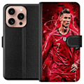 Miniatyrbillede 1 af 3: Apple iPhone 16 Pro Tegnebogsetui Ronaldo Færdigheder - CR7 D