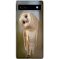 Pikkukuva 1 / 3: Google Pixel 6a Läpinäkyvä kuori Uggla Utelias Katse Lintumotiivi Metsä Luonto Grafinen Suunnittelu Suosittu Motiivi Eläin Teema Koriste