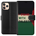 Miniatyrbild 1 av 3: Apple iPhone 11 Pro Plånboksfodral Stand with Palestine – solidaritetsdesign med starkt budskap