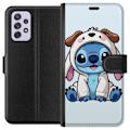 Pikkukuva 1 / 3: Samsung Galaxy A52s 5G Lompakkokotelo Stitch Koirapuku Lilo & Stitch Disney Hauska Design Sininen Avaruusolento Sarjakuva Hahmo Suosittu Lapsille Suos