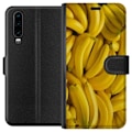Miniatyrbilde 1 av 3: Huawei P30 Lommeboketui Banana mønster
