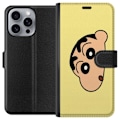 Miniatyrbillede 1 af 3: Apple iPhone 16 Pro Max Tegnebogsetui Peeking Shinchan