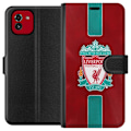 Miniatyrbillede 1 af 3: Samsung Galaxy A03 Tegnebogsetui Liverpool FC - Klassisk Fodboldstolthed i Rødt
