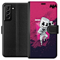 Miniatyrbillede 1 af 3: Samsung Galaxy S21+ 5G Tegnebogsetui Marshmello Fortnite Skin
