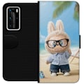 Miniatyrbild 1 av 3: Huawei P40 Pro Plånboksfodral Labubu Dark Dreams – Mörk my
