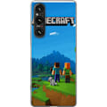 Pikkukuva 1 / 3: Sony Xperia 1 V Läpinäkyvä kuori Minecraft Key Art