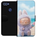 Miniatyrbild 1 av 3: Huawei P smart Plånboksfodral Labubu Pink Mood – Rosa monsterdesign