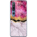 Kompatibelt Mobildeksel til Xiaomi Mi 10 Pro 5G Rosa marmorgrafikk rosa