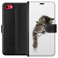 Miniatyrbild 1 av 3: Apple iPhone 7 Plånboksfodral Curious Kitten