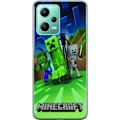 Miniatyrbild 1 av 3: Xiaomi Redmi Note 12 Genomskinligt Skal Minecraft Creeper mobilskal i klassisk grön pixelstil