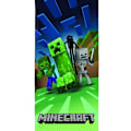 Pikkukuva 4 / 4: Apple iPhone 13 Pro Lompakkokotelo Minecraft Creeper mobilskal i klassisk grön pixelstil