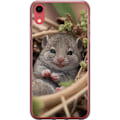 Miniatyrbillede 1 af 2: Apple iPhone XR Gennemsigtig cover Rotte Smilende Dyremotiv By Motiv Urban Grafisk Design Populært Sjovt Motiv Kunstart Stil