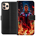 Miniatyrbillede 1 af 3: Apple iPhone 11 Pro Tegnebogsetui Ronaldo Inferno - fodboldhelt i flammer