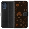 Miniatyrbillede 1 af 3: Motorola Moto E32s Tegnebogsetui Plush Luxe