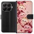 Kompatibel Tegnebogsetui til Xiaomi 15 Hjertevenner pink