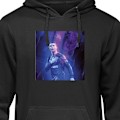 Miniatyrbillede 1 af 3: Hoodie til Voksen | Behagelig Hættetrøje Ronaldo 7 sort M