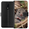 Miniatyrbillede 1 af 3: OnePlus 7 Tegnebogsetui Rotte Smilende Dyremotiv By Motiv Urban Grafisk Design Populært Sjovt Motiv Kunstart Stil