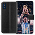 Miniatyrbillede 1 af 3: Xiaomi Redmi 9A Tegnebogsetui Messi