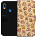 Pikkukuva 1 / 3: Huawei P Smart Z Lompakkokotelo Kawaii capybara puhelinkotelo useilla söpöillä hahmoilla