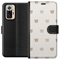 Miniatyrbillede 1 af 3: Xiaomi Redmi Note 10 Pro Tegnebogsetui Teddybaggrund - søde t