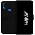 Miniatyrbillede 1 af 3: Huawei P Smart Z Tegnebogsetui Keffiyeh-mønster - klassisk sort-hvid palæstinensisk tørklæde med kulturel betydning