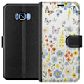 Miniatyrbillede 1 af 3: Samsung Galaxy S8 Tegnebogsetui Sommerblomster