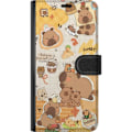 Miniatyrbillede 3 af 3: Apple iPhone 15 Pro Max Tegnebogsetui Kawaii capybara mobilskal med gulliga djurmotiv