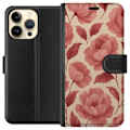 Miniatyrbillede 1 af 3: Apple iPhone 15 Pro Max Tegnebogsetui Roseblomst
