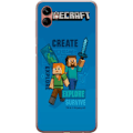 Pikkukuva 1 / 3: Samsung Galaxy A04 Läpinäkyvä kuori Minecraft Luolastot