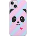 Miniatyrbild 1 av 3: Apple iPhone 15 Plus Genomskinligt Skal Regnbåge Panda