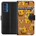 Miniatyrbild 1 av 3: Motorola Edge 20 Pro Plånboksfodral Minecraft Bi