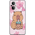 Miniatyrbilde 1 av 3: OnePlus Nord N20 5G Gjennomsiktig deksel Kawaii Capybara Hjert